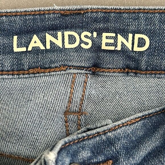 Lands End Jeans Size 12 Mid Rise True Straight Leg - Picture 11 of 13